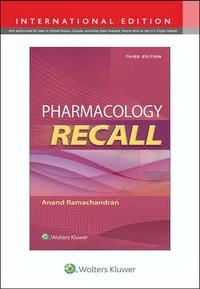 Pharmacology Recall Third edition, International Edition