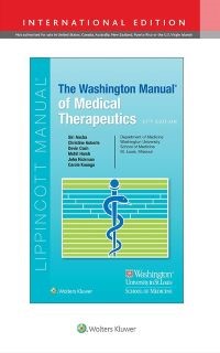 The Washington Manual of Medical Therapeutics Thirty-Seventh, International Edition edition