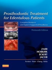 Prosthodontic Treatment for Edentulous Patients, 13th Edition