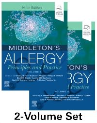 Middleton's Allergy 2-Volume Set, 9th Edition Principles and Practice