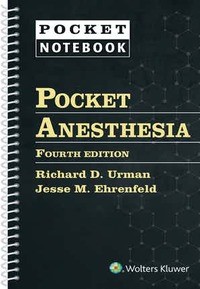 Pocket Anesthesia Fourth edition