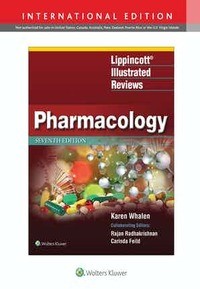  Lippincott Illustrated Reviews: Pharmacology Seventh edition, International Edition Lippincott Illustrated Reviews Series