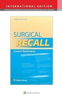 Surgical Recall Tenth, International Edition edition
