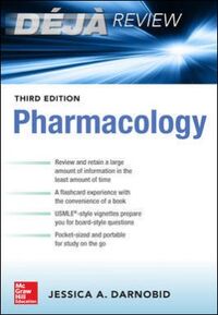Deja Review: Pharmacology, Third Edition