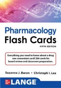 LANGE Pharmacology Flash Cards, Fifth Edition