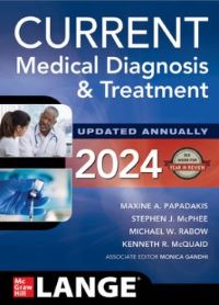 Current Medical Diagnosis And Treatment 2024 ISE