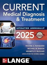 Current Medical Diagnosis And Treatment 2025 ISE
